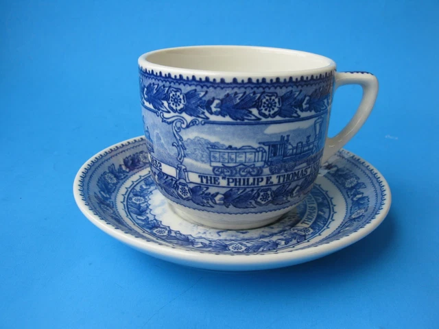 B&O cup & saucer set Baltimore & Ohio Railroad   Shenango coffee