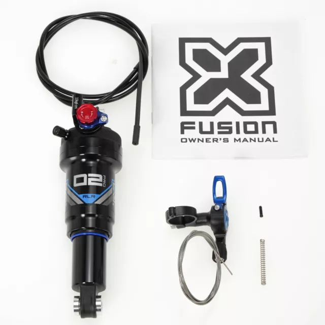 X-Fusion MTB Mountain Bike O2 PRO RLR  Rear Shock 165 x 38mm with Remote Control