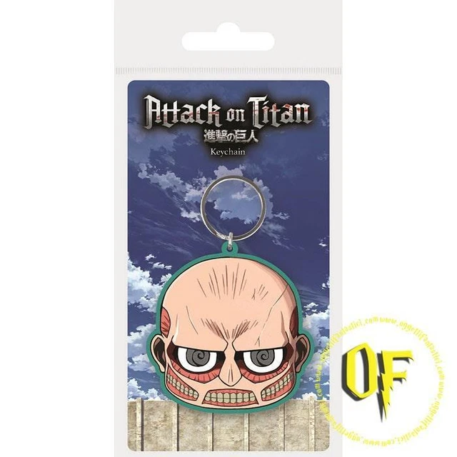 Attack On Titan Géant Chibi - Porte-Clé en Caoutchouc 6 CM - Pyramid