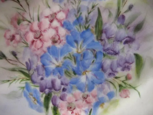 Signed Alva Gooden Wa Handpainted Western Australian Wildflower Porcelain Plate 3