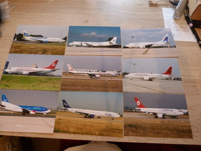 9 PHOTOS OF various airliners, Different types and airlines ( 76.C229 £ ...