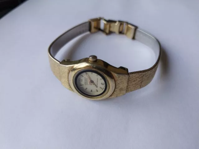 Raro orologio vintage Orient da polso da donna giapponese a mano degli anni...