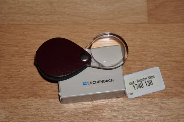 Eschenbach Einschlaglupe Germany Vergrößerung 6 Fach x 30 mm Linse Top Ovp.