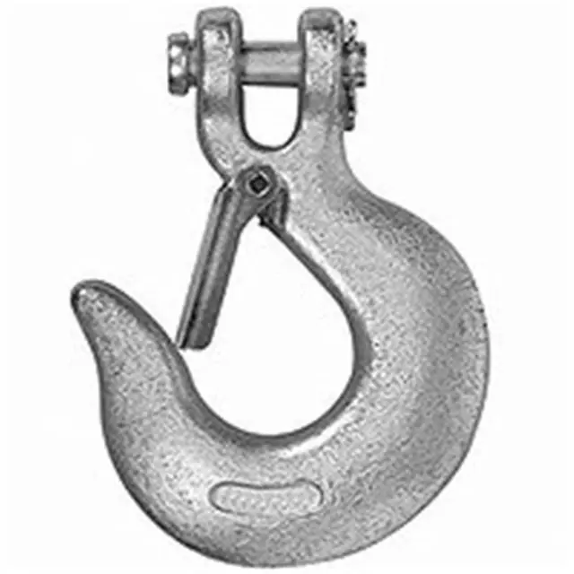 Campbell Chain T9700624 Slip Hook Clevis Zinc Grade 43 - 0.375 In.