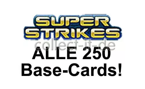 Panini Super Strikes - UEFA CL 09/10  - Alle 250 Base Cards komplett