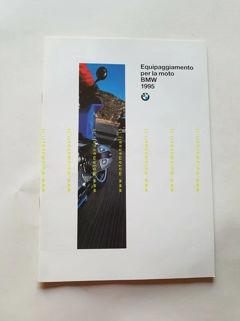 BMW catalogo accessori moto 1995 depliant ITALIANO originale
