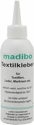9,30 Euro pro 100g madibo Textilkleber 150 Gramm Stoffe Gewebe Leder Markisen