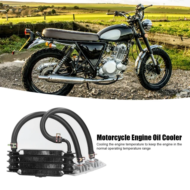 Car Aluminum Motorcycle Engine Oil Cooler Parts For Scooter Dirt Pit Bike