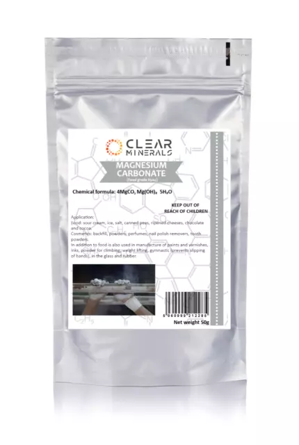 Magnesium Carbonate Powder • FOOD GRADE • climbing • lifting • gymnastic