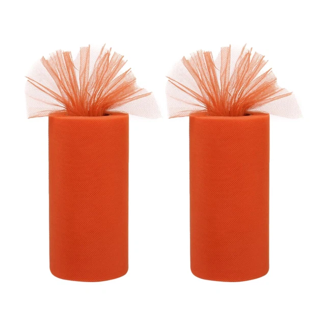 2 Pcs Tüll Rollen Glitter Tüll Stoff Spool Band Tüll Tuch Rollen