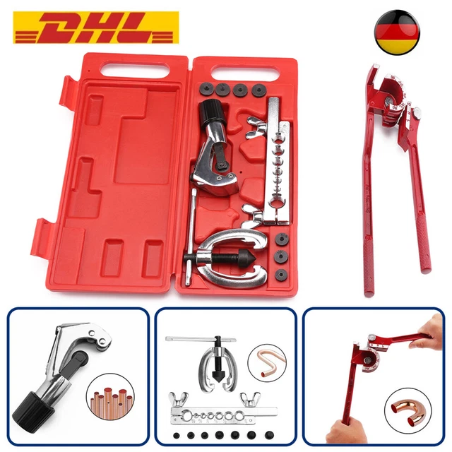 Linea Freno Professionale Dispositivo Börder Strumento Din 1/2""-7/16"" Con Pinze Di Piegatura Set