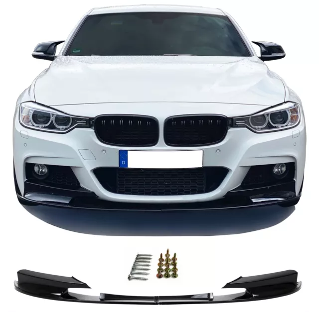 Spoilerlippe für BMW 3er F30 F31 2011-2019 Sport Look schwarz hochglänzend + ABE