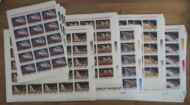 1993 Rumänien; 300 Serien Tiere aus der Grotte, **/MNH, MiNr. 4942/47, ME 1200,-