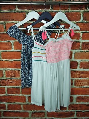 Girl Bundle Age 4-6 Yrs M&S Next Casual Summer Floral Striped Tassle Dress 116Cm