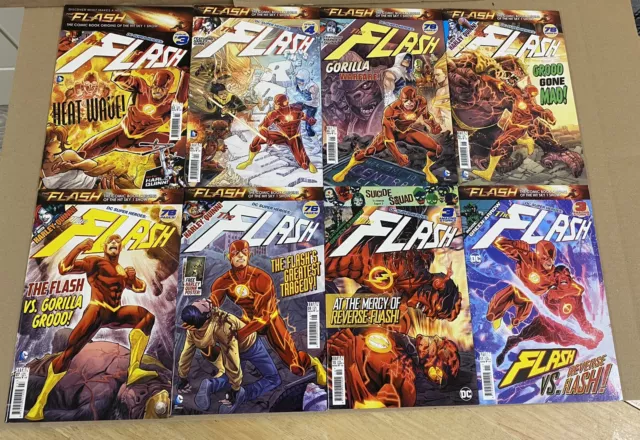 DC Superheroes: The Flash Issues Job Lot X8 2016