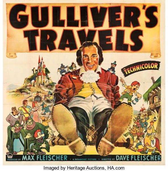 Gullivers Travels 1939 Super 8 Colour Sound 8Mm Cine Film 4 X 400Ft