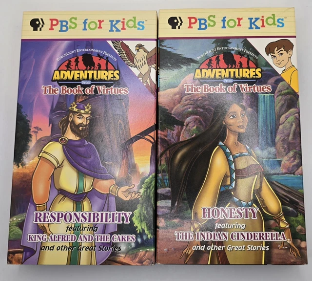 PBS KIDS ADVENTURES Book of Virtues Honesty & Responsibility VHS Tested ...