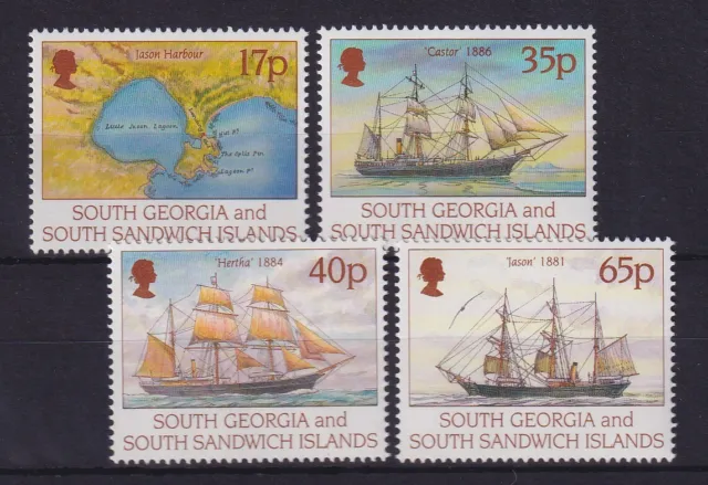 Südgeorgien und Süd-Sandwich-Inseln 1994 Segelschiffe Mi-Nr. 239-242 **
