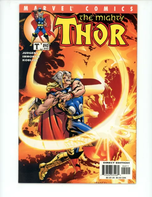 Thor #40 #542 2001 VF/NM 2nd Series Marvel Comics Dan Jurgens Comic Book