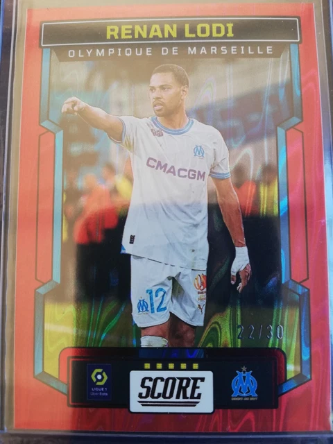 Cartes Panini Score Ligue 1 équipe Marseille OM, Neuves, Saison 2022-2023