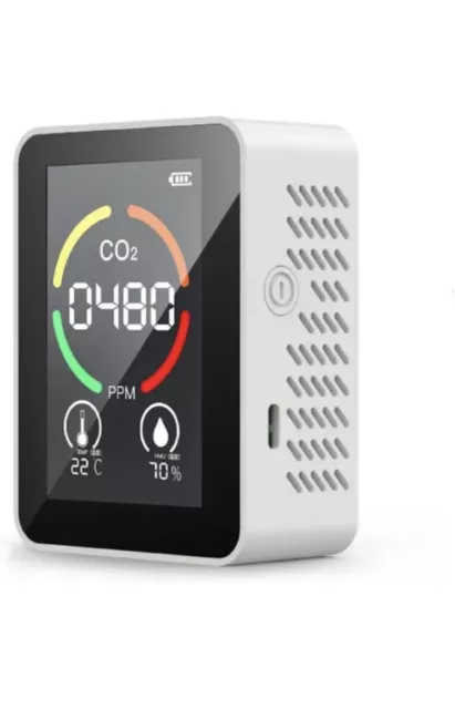 Carbon Dioxide Detector, Bekasa Air Quality Detector Indoor CO2 Meter