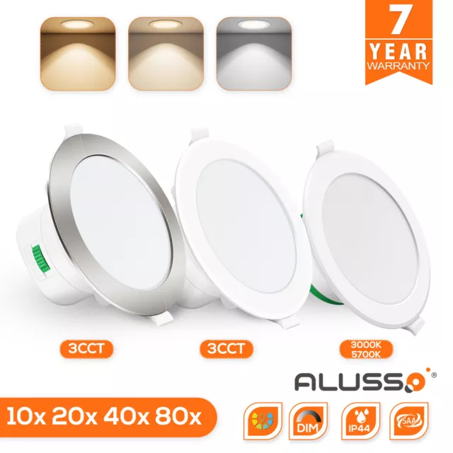 10W/12W/13W Ip44 Dim/Non-Dim Led Downlight Kit Warm/Nature/Cool White Ip44 90Mm