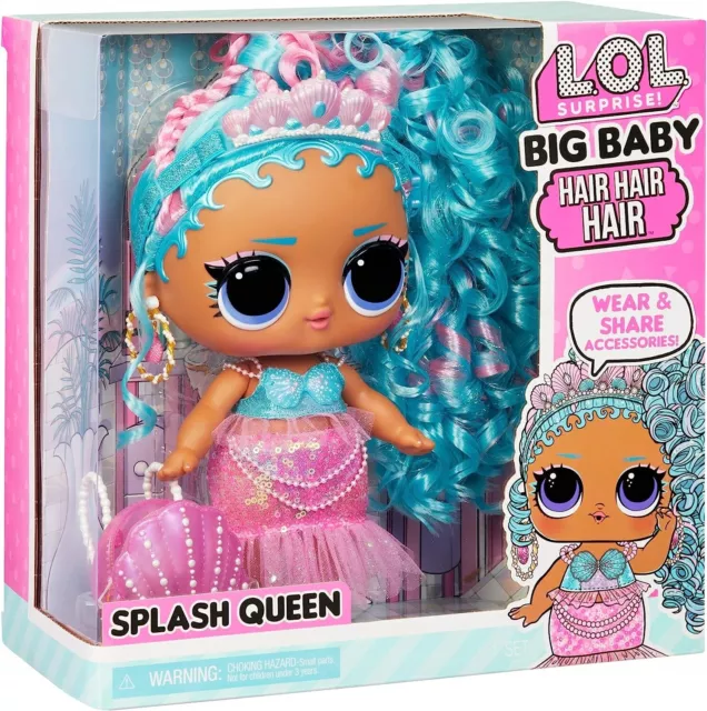 LOL Surprise Big Baby Hair Hair Hair Splash Queen Large Doll New Kids Xmas Toy