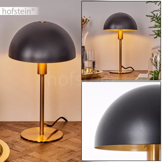 Schlaf Wohn Zimmer Raum Lese Leuchte Schalter Nacht Tisch Lampen schwarz/Messing