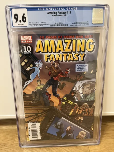 Amazing Fantasy 15 - CGC 9.6 WP - Marvel Key 1st Amadeus Cho