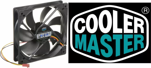 Cooler Master 120mm 12cm Silent Computer PC Case Fan 3 Pin Brand: Coolermaster