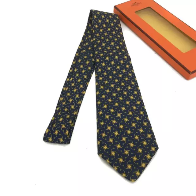 HERMES MultiColor Silk 100% Tie/4T0682