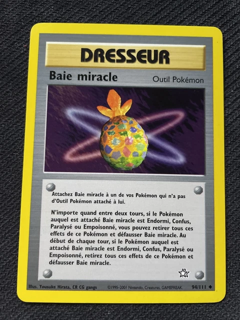 Baie Miracle Unco - Pokemon 94/111 Neo Genesis Proche Du Neuf Fr