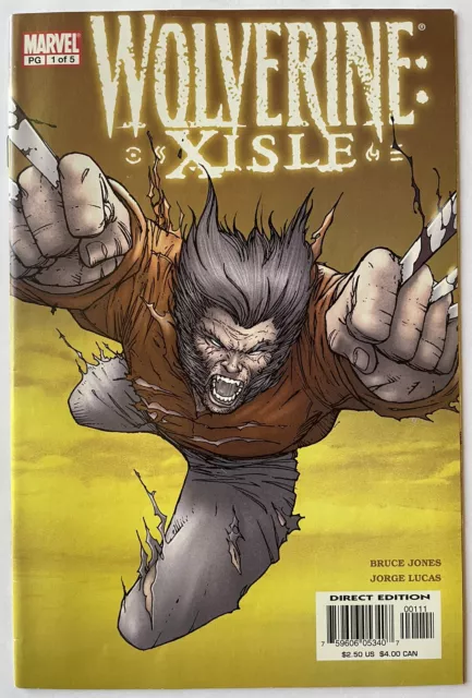 Wolverine: Xisle #1 • Bruce Jones & Jorge Lucas! (Marvel 2003)