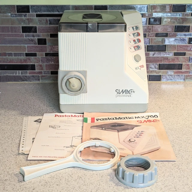 Simac PastaMatic MX700 Automatic Electric Pasta Maker w/ manuals &Accessories