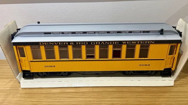 LGB 3082 G Scale Rio Grande D&RGW Passenger Coach Car Metal Wheels ...
