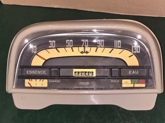 Compteur Renault Dauphine Jaeger Avec Contour