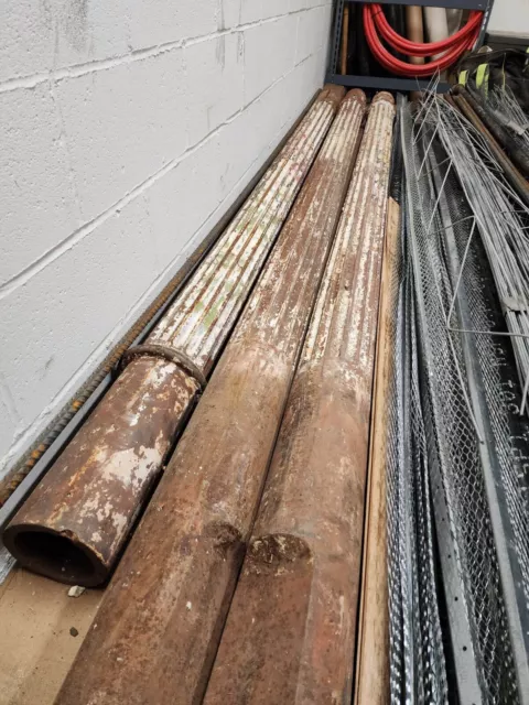 Antique mahogany wood columns (large)
