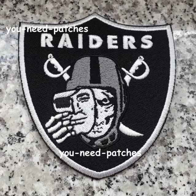 Oakland Raiders Face Off Logo Patch NFL Football USA Sports Jersey Emblem Sew On