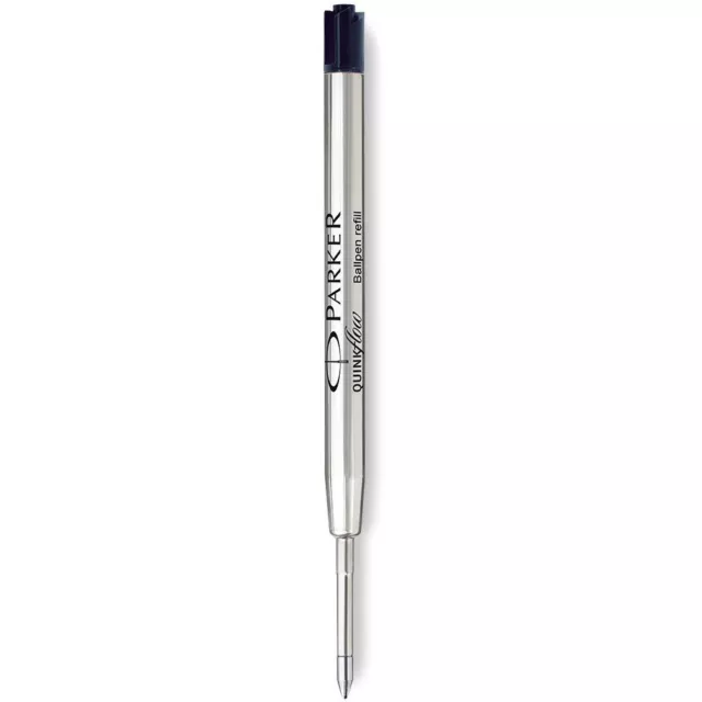 Parker Ball Point Pen Ink Refill Medium Black X 4 3