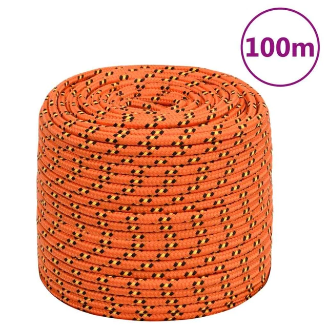 Vidaxl Corda Nautica Arancione 8 mm 100 m in Polipropilene