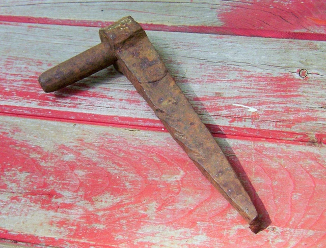 Antique Wrought Iron Strap Hinge Pintle