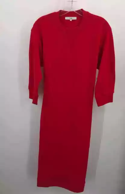 Pre-Owned Tibi Red Size Small Midi Long Sleeve Dress