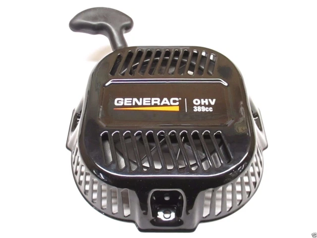 Genuine Generac 0J0813ASRV Recoil Starter Assy with 389 Decal OHV OEM