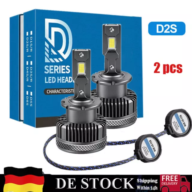 2x Ultra Hell D2S 6000K Canbus 1:1 Xenon 30SMD LED Brenner Scheinwerfer Lampe