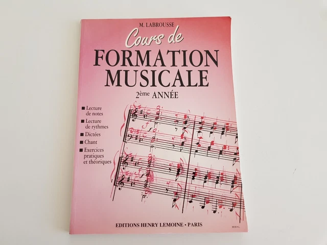 ♫ Partition / Méthode Cours de Formation Musicale 2ème année - M.Labrousse ♫