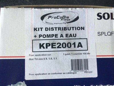 PROCODIS France KPE2035A Kit de Distribution avec Pompe à Eau 