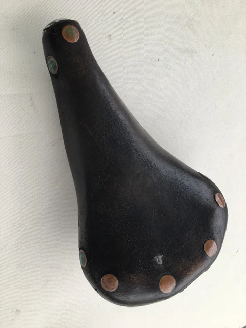 Selle De Vélo Course Ideale 2001 – Cuir Vintage France – Pour Vélo De Route