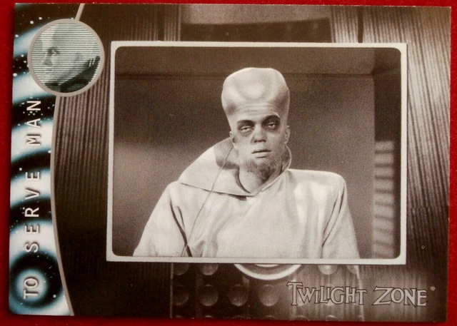 TWILIGHT ZONE - Card #57 - TO SERVE MAN - LLOYD BOCHNER - Rittenhouse ...