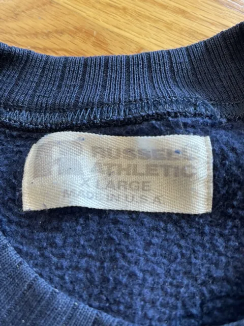 VINTAGE RUSSELL ATHLETIC Crewneck Sweatshirt Size XLarge Used Made in ...