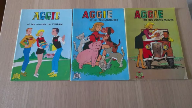 Bd Aggie / Lot De 3 Aggie 24 , 25 , 26   / Jeunesse Joyeuse / Tbe